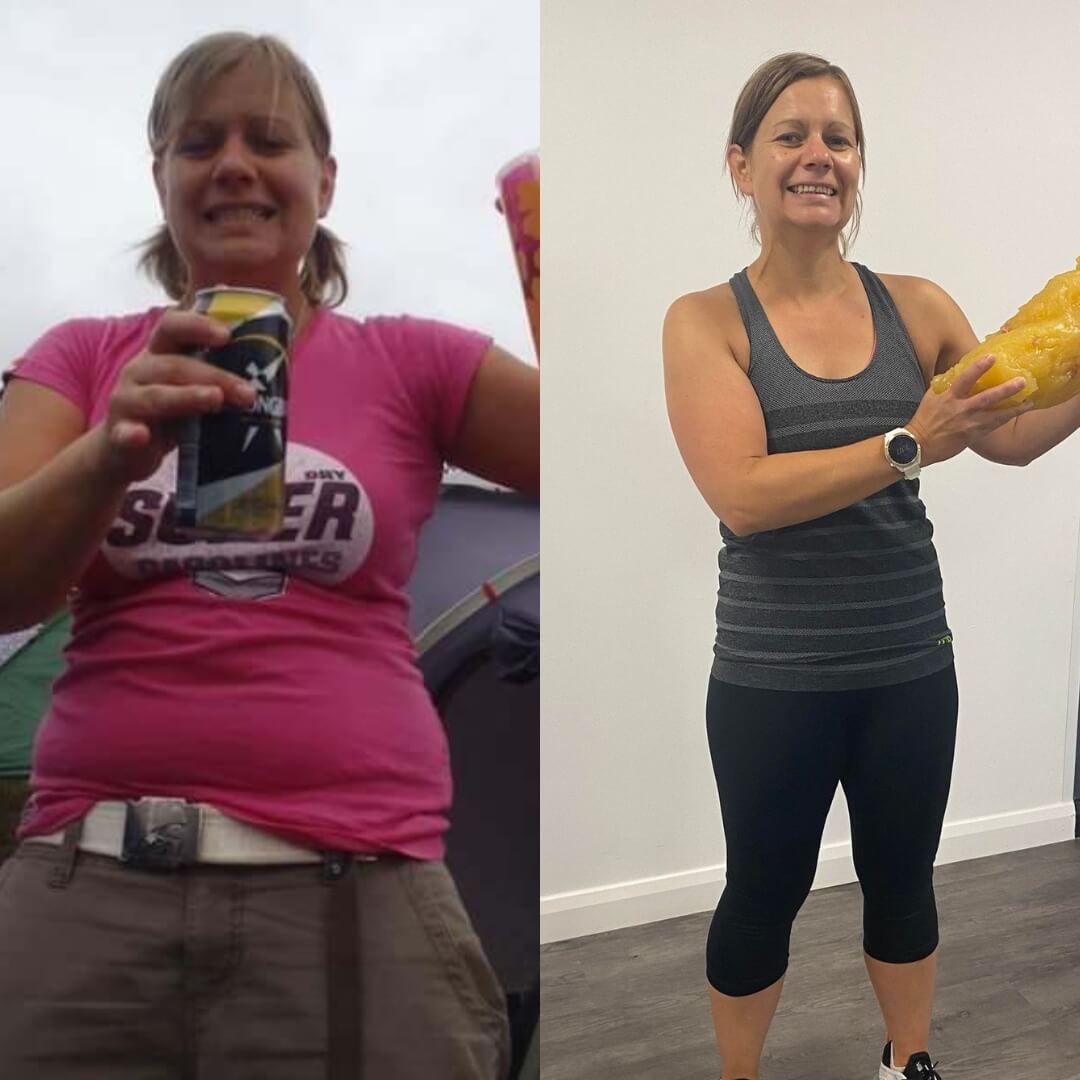 Steph's progress photographs
